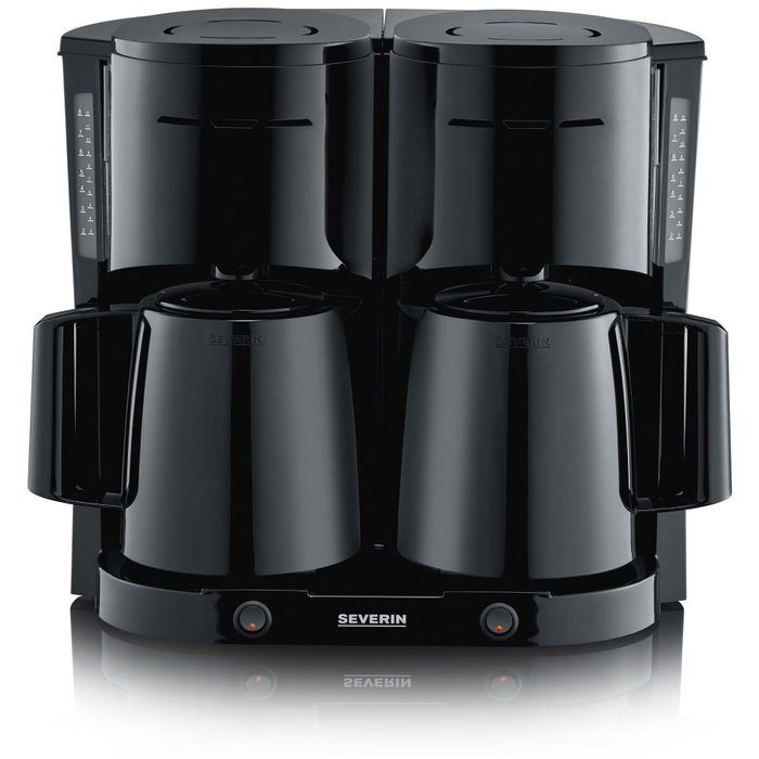 Severin KA9315 Cafetière Filtre Isotherme Duo - Noir