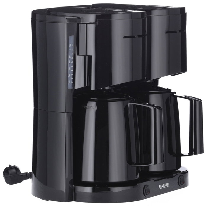 Severin KA9315 Cafetière Filtre Isotherme Duo - Noir
