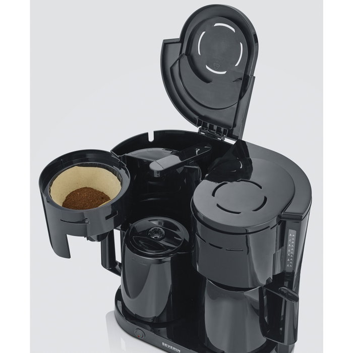 Severin KA9315 Cafetière Filtre Isotherme Duo - Noir