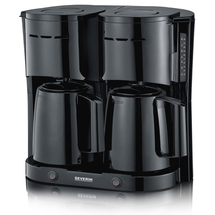 Severin KA9315 Cafetière Filtre Isotherme Duo - Noir