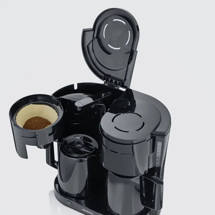 Severin KA9315 Cafetière Filtre Isotherme Duo - Noir