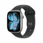 Apple Watch Series 11 GPS 46mm Gris Sidéral Aluminium, Bracelet Sport Noir S/M