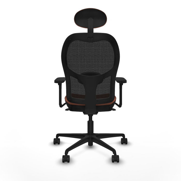 Piqueras y Crespo Chaise de Bureau avec Appui-tête Jorquera 3D036N1 Marron Noir