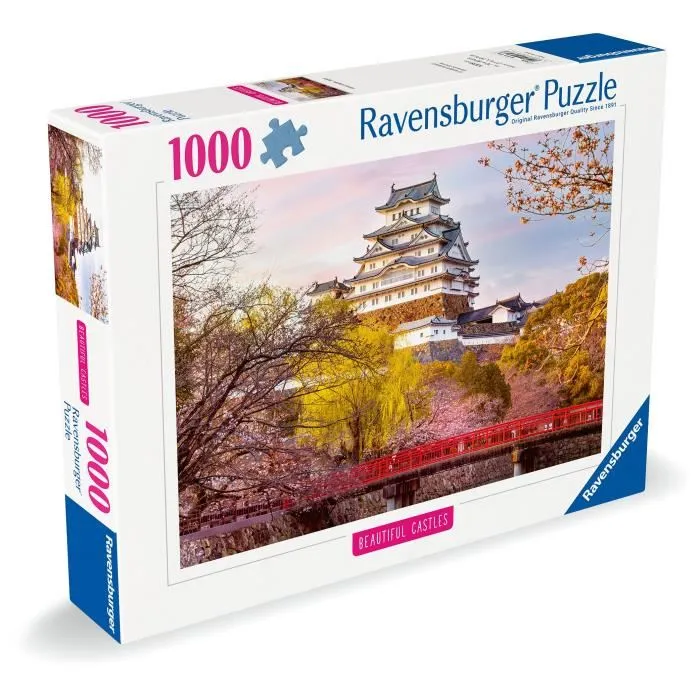 Ravensburger Puzzle 1000 pièces - Château de Himeji, Japon - Collection Highlight - À partir de 14 ans - Réf. 12001316