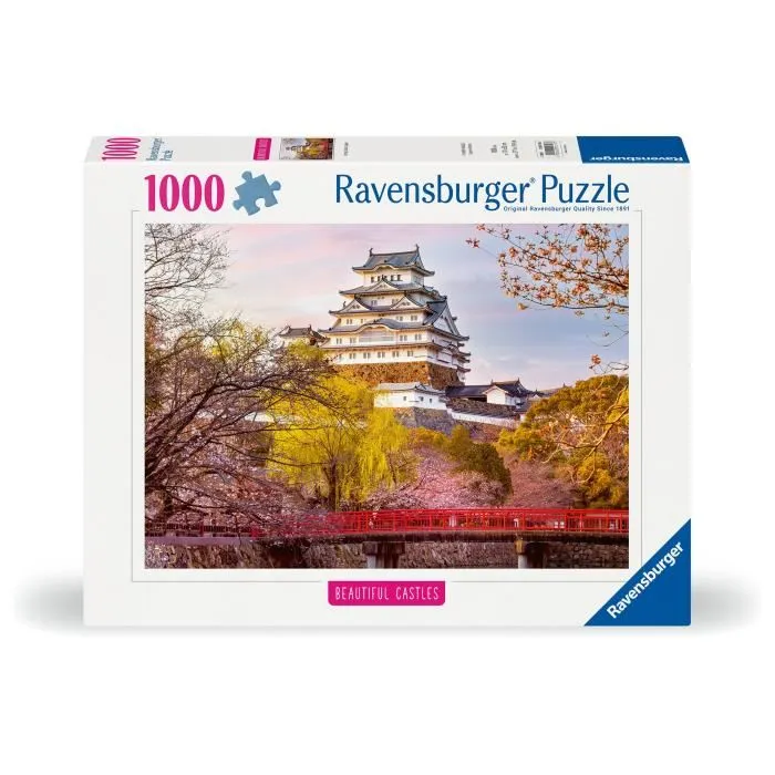Ravensburger Puzzle 1000 pièces - Château de Himeji, Japon - Collection Highlight - À partir de 14 ans - Réf. 12001316