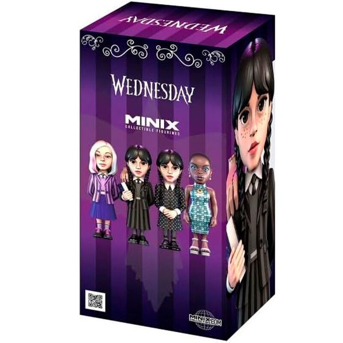 MINIX Figurine Miercoles et La Chose (Wednesday) - Personnage de série 12 cm MINIX Figurine Miercoles et La Chose (Wednesday) - Personnage de série 12 cm