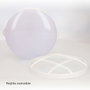 GSC Evolution Applique LED ronde Oxalis avec grille, 15W, 4000K, Blanco