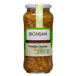 BIONSAN Lentilles brunes pardina biologiques cuites 400g