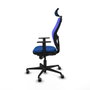 Piqueras y Crespo Chaise de Bureau Jorquera Bleu avec Appui-tête