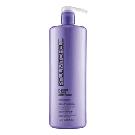 Paul Mitchell - Après-shampooing Blonde Platinum Blonde - Rafraîchit les tons cuivrés - Sans parabènes - 1000 ml