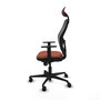 Piqueras y Crespo Chaise de Bureau Jorquera Marron et Noir