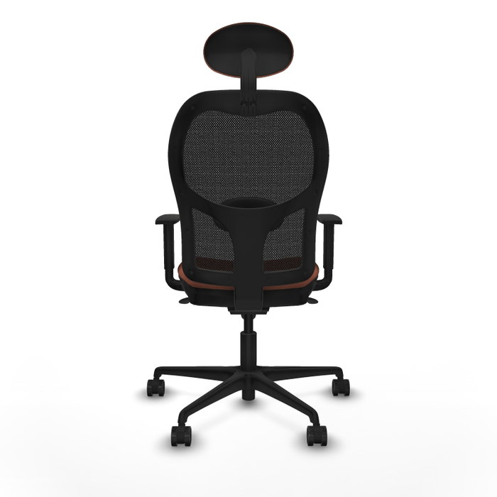Piqueras y Crespo Chaise de Bureau Jorquera Marron et Noir