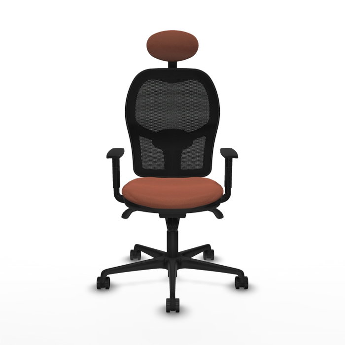 Piqueras y Crespo Chaise de Bureau Jorquera Marron et Noir