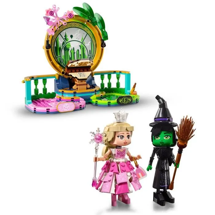 LEGO 75682 Figurines à Construire Elphaba et Glinda - Jouet et Décoration Wicked pour Enfants dès 10 Ans