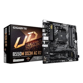 Gigabyte B550M DS3H AC R2 Micro-ATX DDR4 WiFi 5 Bluetooth 5.0 PCIe 4.0 Socket AM4