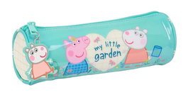 Safta Portatodo Peppa Pig 'Pretty Flowers', boîte de rangement ronde, 20 x 7 x 7 cm, jouet pour enfants à partir de 3 ans