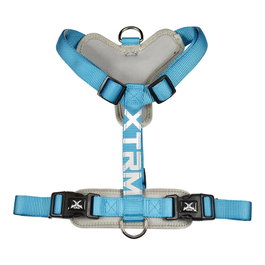 Nayeco X-trm Cronos Néon Flash Harnais Chien Bleu, Taille M 20 mm x 46-75 cm