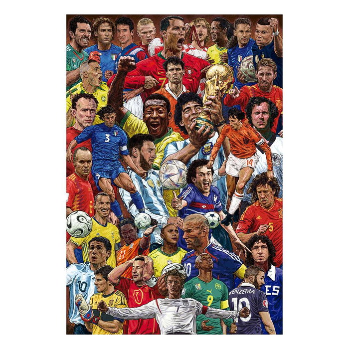 ERIK Poster Légendes du Football - Décor mural 91.5x61 cm - Impression haute qualité sur papier brillant 150 g ERIK Poster Légendes du Football - Décor mural 91.5x61 cm - Impression haute qualité sur papier brillant 150 g