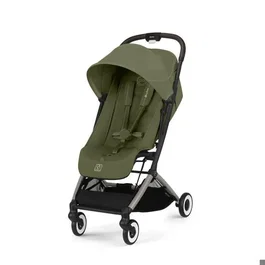 Cybex Poussette 1er âge Orfeo TPE Ultra Compacte Confortable - Châssis Taupe MossGreen 2025