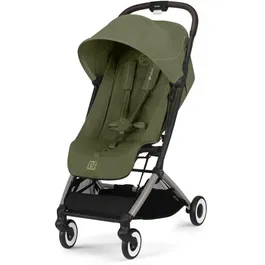 Cybex Poussette 1er âge Orfeo TPE Ultra Compacte Confortable - Châssis Taupe MossGreen 2025