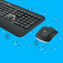 Logitech MK540 Advanced - Souris et clavier sans fil pour bureau, noir (920-008685)