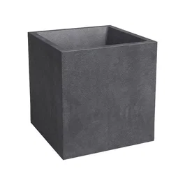 Artevasi Pot de fleurs Sydney Anthracite 31 L - Dimensions 29.5x39.5x43 cm - Design moderne et finition mate