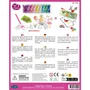 Sentosphere Art & Créations - Kit de Stickers à Diamanter Strass Multicolore, 15 Autocollants Brillants pour Décorer Accessoires, Dès 8 Ans