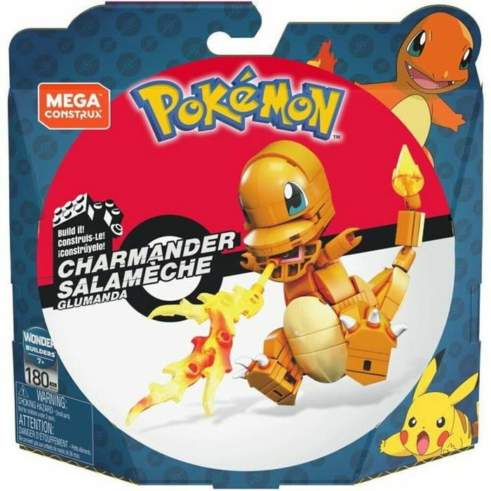 Mega Construx Pokémon Salamèche à Construire - 180 Pièces