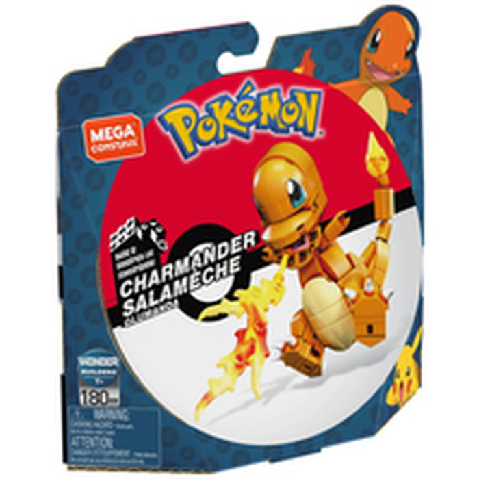 Mega Construx Pokémon Salamèche à Construire - 180 Pièces