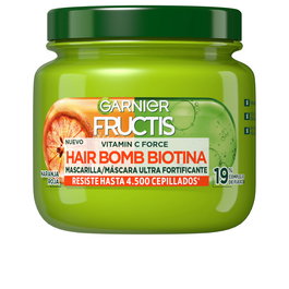 Garnier Masque Capillaire Fructis Vitamine C Force & Biotine Soin Cheveux Fragiles 320 ml