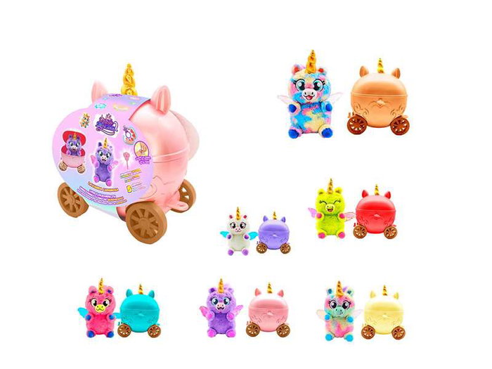 Bizak Carroza Reino Magico, Carrosse Magique avec Figure Unicorne Sorpresa et Accessoires, Modèles Assortis, 24,5 x 24 x 16 cm Bizak Carroza Reino Magico, Carrosse Magique avec Figure Unicorne Sorpresa et Accessoires, Modèles Assortis, 24,5 x 24 x 16 cm