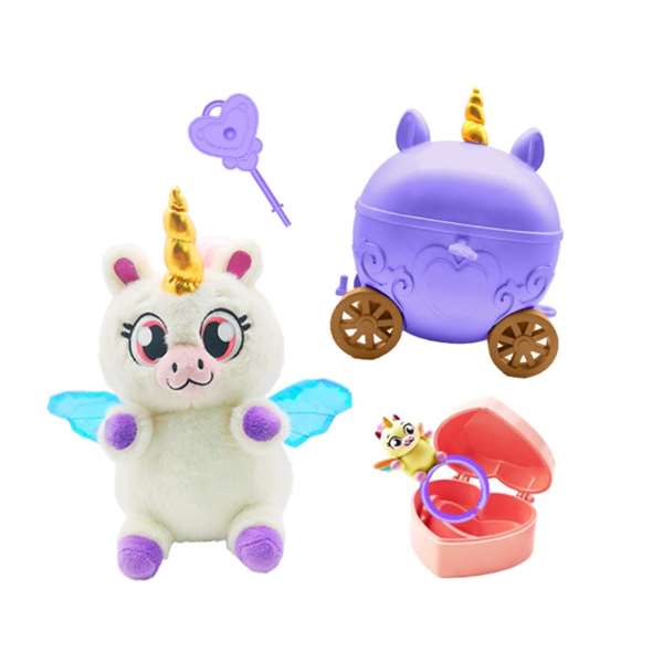 Bizak Carroza Reino Magico, Carrosse Magique avec Figure Unicorne Sorpresa et Accessoires, Modèles Assortis, 24,5 x 24 x 16 cm Bizak Carroza Reino Magico, Carrosse Magique avec Figure Unicorne Sorpresa et Accessoires, Modèles Assortis, 24,5 x 24 x 16 cm