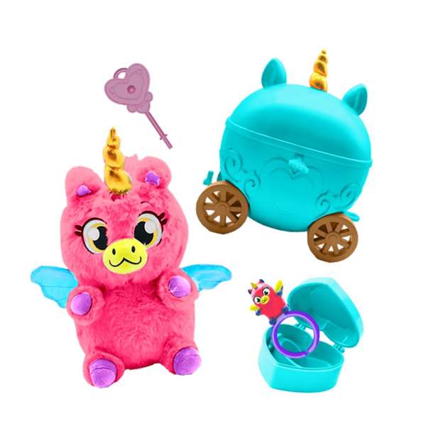 Bizak Carroza Reino Magico, Carrosse Magique avec Figure Unicorne Sorpresa et Accessoires, Modèles Assortis, 24,5 x 24 x 16 cm Bizak Carroza Reino Magico, Carrosse Magique avec Figure Unicorne Sorpresa et Accessoires, Modèles Assortis, 24,5 x 24 x 16 cm