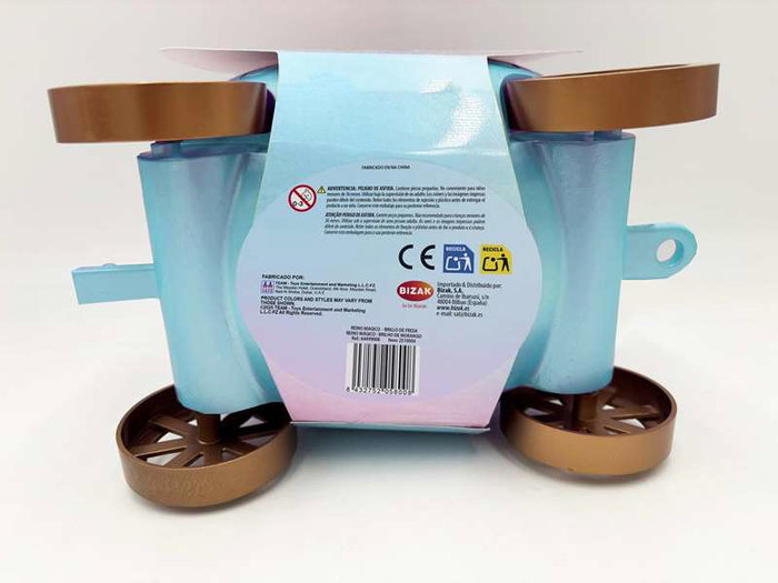 Bizak Carroza Reino Magico, Carrosse Magique avec Figure Unicorne Sorpresa et Accessoires, Modèles Assortis, 24,5 x 24 x 16 cm Bizak Carroza Reino Magico, Carrosse Magique avec Figure Unicorne Sorpresa et Accessoires, Modèles Assortis, 24,5 x 24 x 16 cm