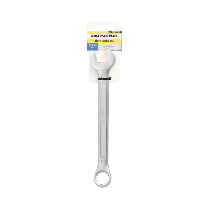 WOLFPACK LINEA PROFESIONAL Clé combinée 23x23 mm DIN 3113 WOLFPACK LINEA PROFESIONAL Clé combinée 23x23 mm DIN 3113