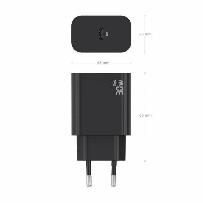Chargeur mural Aisens A110-0941 Noir 33 W 50 W
