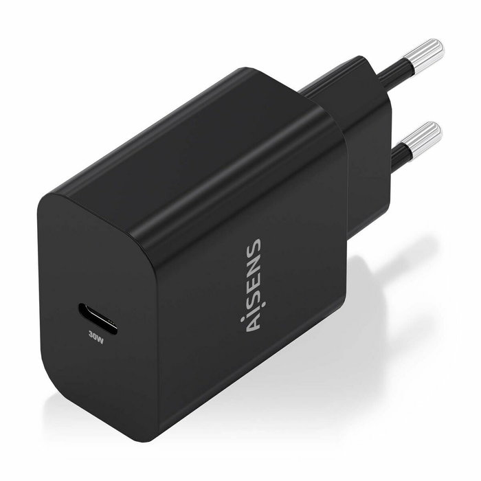 Chargeur mural Aisens GAN 30W 1XUSB-C PD3.0 CHAR Noir 33 W 50 W