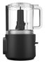 Kitchenaid 5KFCR500BM Picadora Robot Culinaire Multifonction Sans Fil 2 Vitesses Avec Bol 1,18 L Sans BPA Noir Mat