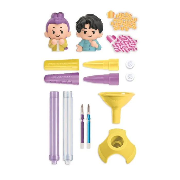Clementoni Crée tes Stylos - Coffret Kpop Demon Hunters - Rumi & Juni Clementoni Crée tes Stylos - Coffret Kpop Demon Hunters - Rumi & Juni