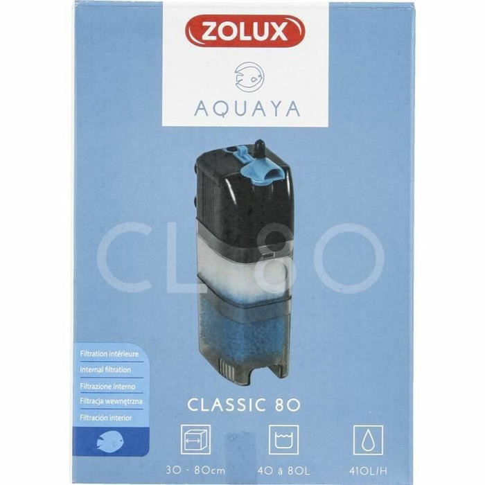 Zolux Classic 80 Filtre intérieur pour aquarium 40 à 80 L