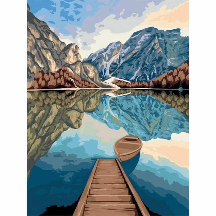 Ravensburger Set de peinture par numéros Lake Views 30 x 40 cm Ravensburger Set de peinture par numéros Lake Views 30 x 40 cm