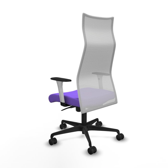 Piqueras y Crespo Chaise de Bureau Albacete Lila et Blanc