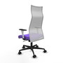 Piqueras y Crespo Chaise de Bureau Albacete Lila et Blanc