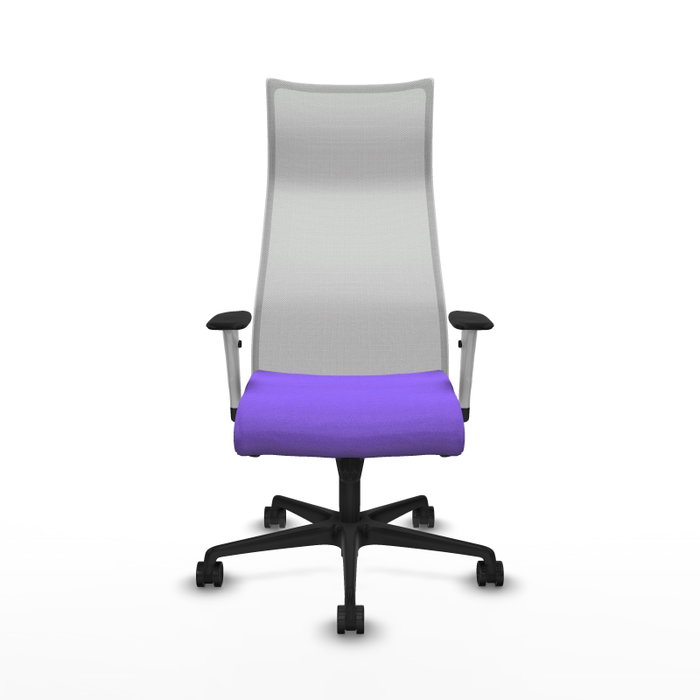 Piqueras y Crespo Chaise de Bureau Albacete Lila et Blanc
