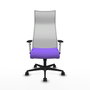 Piqueras y Crespo Chaise de Bureau Albacete Lila et Blanc