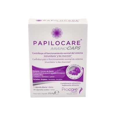 PAPILOCARE INMUNOCAPS 30 capsules PAPILOCARE INMUNOCAPS 30 capsules
