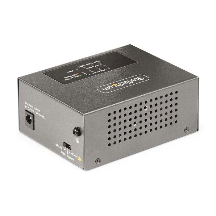 Startech AS445C-POE-INJECTOR Switch PoE 4 ports Multigigabit 160W Montage DIN/Pare PoE++ NBASE-T