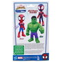 Hasbro - Figurine Marvel Spidey et ses amis - Géante Hulk de 22,5 cm avec accessoire arachnide articulé - Action Figure - F7572