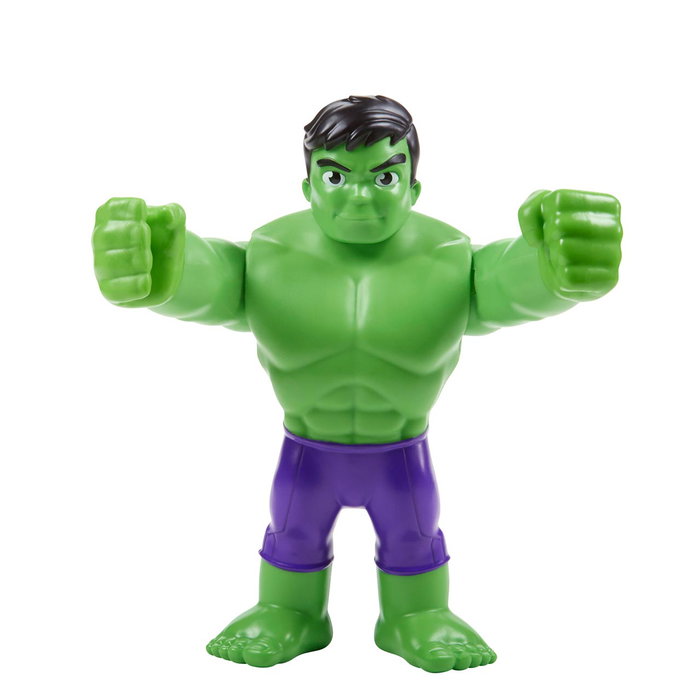 Hasbro - Figurine Marvel Spidey et ses amis - Géante Hulk de 22,5 cm avec accessoire arachnide articulé - Action Figure - F7572
