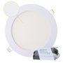 Panneau LED circulaire 6 W CCT blanc mat